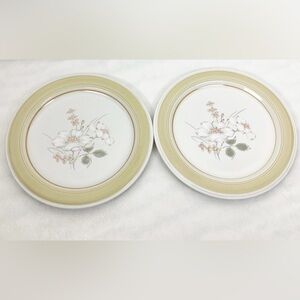 Vintage Impressions By Danielle Country Day 2 Stoneware Dinner Plates 11” Floral